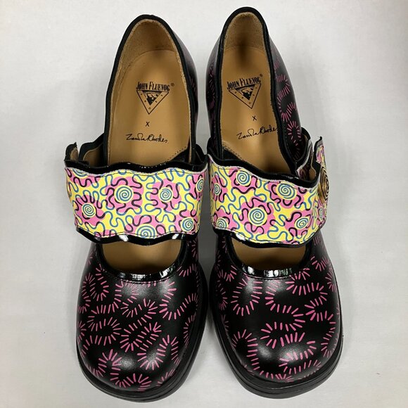 *NEW* 2022 Mini WIGGLE ZAZA FLUEVOG x ZANDRA RHODES, Size 9. HOT! - Picture 3 of 12
